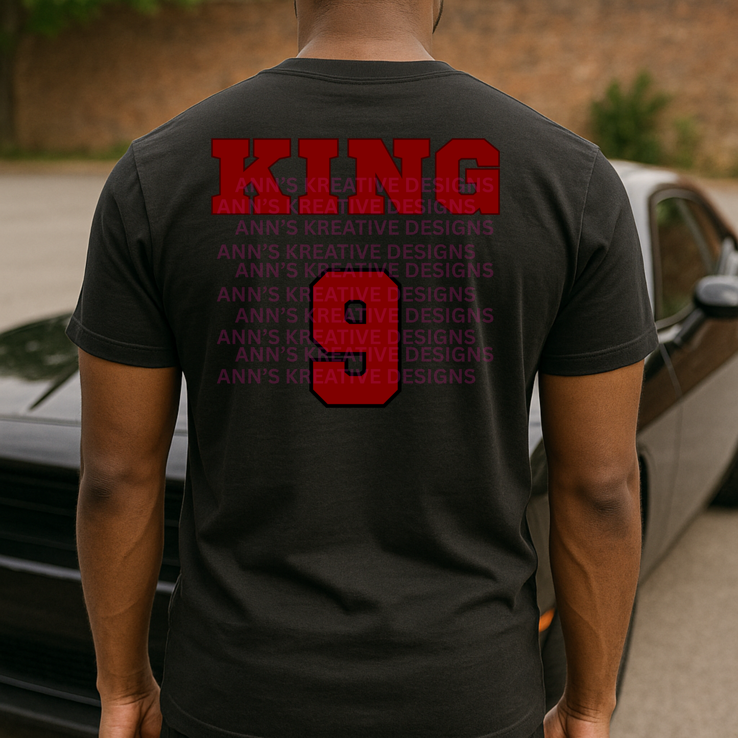 High School Team Custom Football Tee