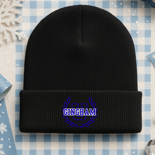 Candle Store - Gingham University Beanie Hat