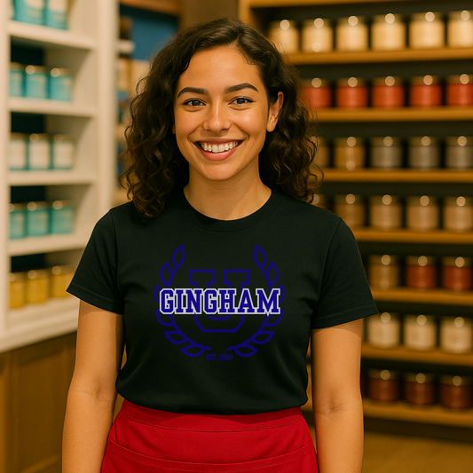 Candle Store - Gingham University Graphic Tee