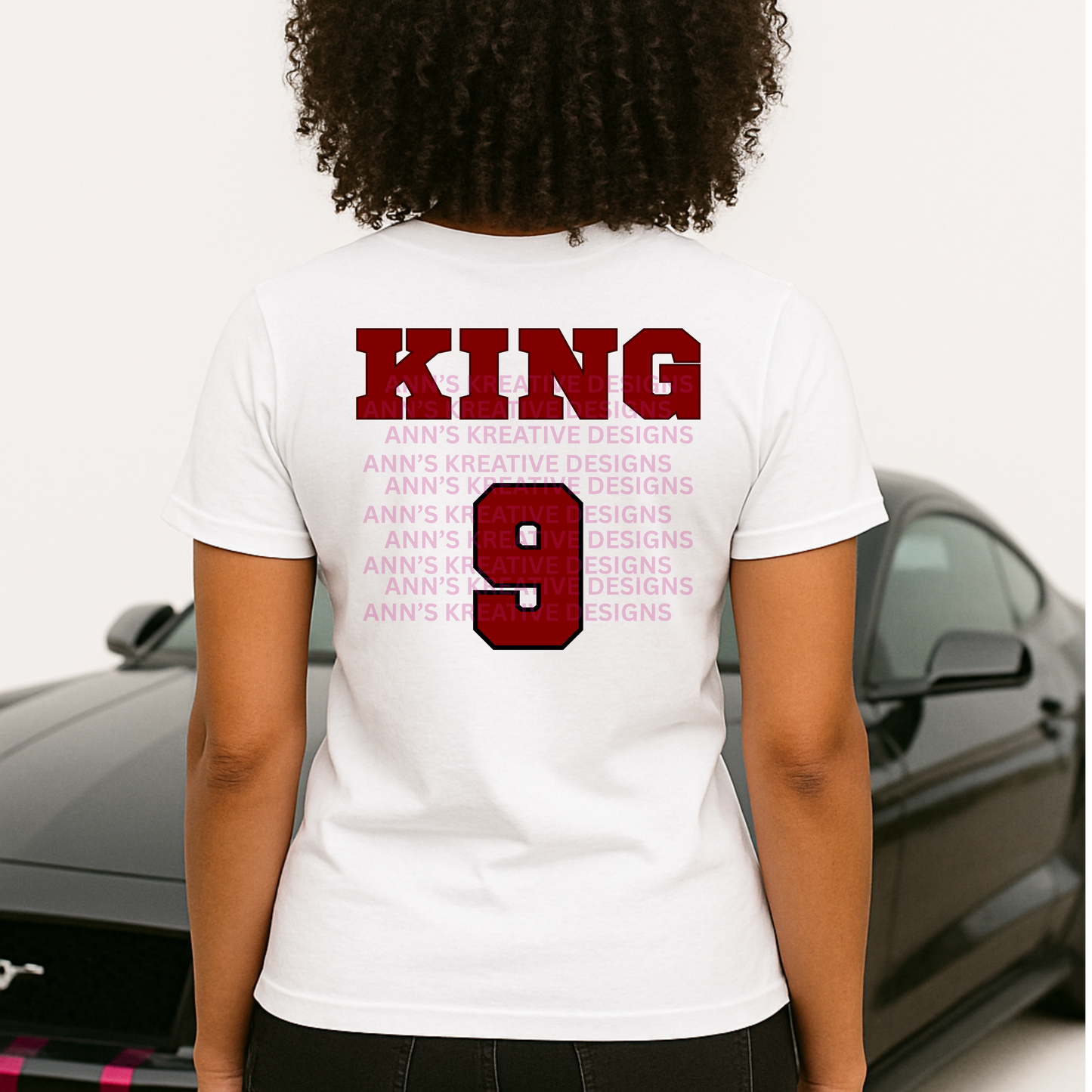 High School Team Custom Football Tee