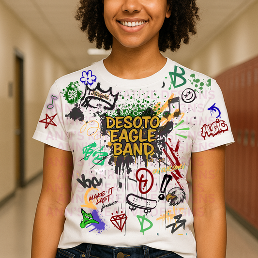 Band Graffiti Tee- Urban Streetwear Spirit Shirt