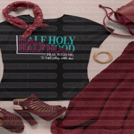 Half Holy Half Hood Graphic Tee