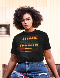 Juneteenth Know Your History Tee