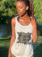 Load image into Gallery viewer, Black Girl Magic - Drippin&#39; Melanin &amp; Honey Racerback Tank
