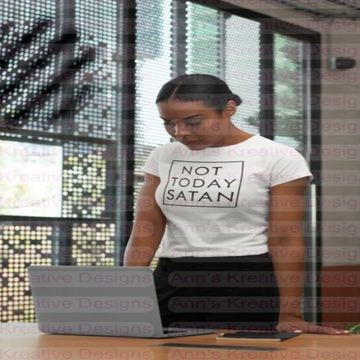 Not Today Satan Graphic Tee