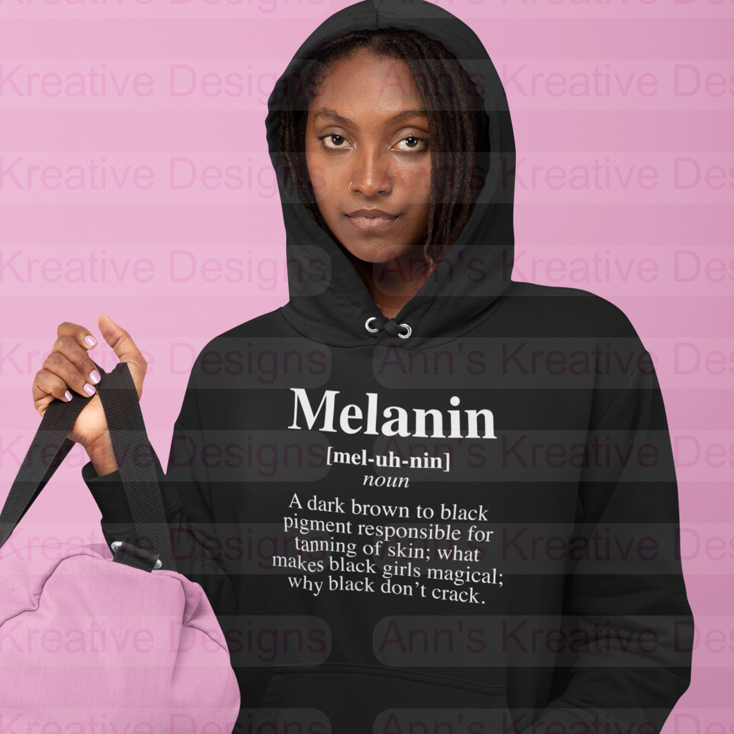 Black Girl Magic - Melanin Defined Graphic Hoodie